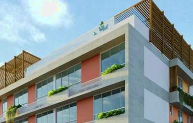 Imagem: O apartamento possui 1 Dormitório, 1 Banheiro, 1 Vaga na garagem