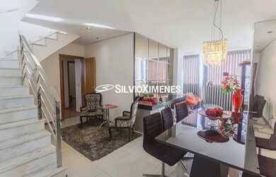 Imagem: O apartamento na cobertura possui 4 Dormitórios, 4 Banheiros