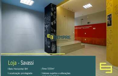 Imagem: O depósito possui 540m² de Área e está localizado em Savassi