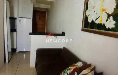 Imagem: O apartamento possui 1 Dormitório, 1 Banheiro, 1 Vaga na garagem