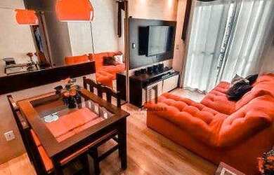 Imagem: O apartamento possui 2 Dormitórios, 1 Banheiro, 1 Vaga na garagem