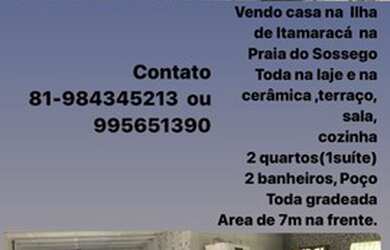 Imagem: A casa possui 2 Dormitórios, 2 Banheiros e 3 Vagas na garagem