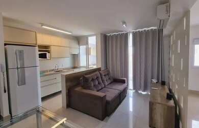 Imagem: O apartamento possui 1 Dormitório, 1 Banheiro, 2 Vagas na garagem