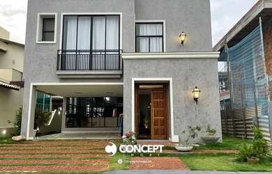 Imagem: A casa possui 4 Dormitórios, 5 Banheiros, 4 Vagas na garagem