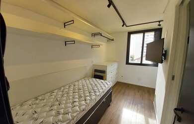 Imagem: O apartamento possui 1 Dormitório, 1 Banheiro, 20m² de Área