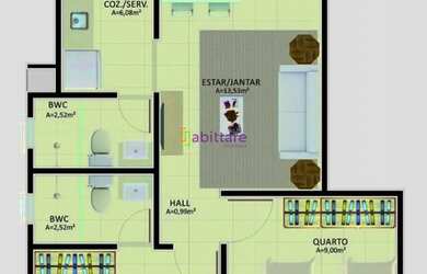 Imagem 7: Lençóis Confort Residence - Apartamento de 55m² - 02 quartos 01 suíte