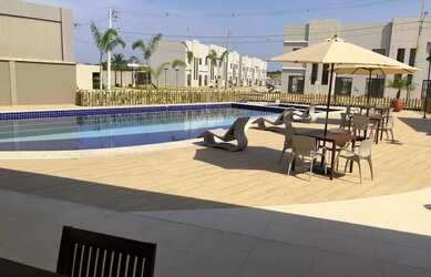 Imagem: A casa em condomínio possui 2 Dormitórios, 2 Banheiros e 1