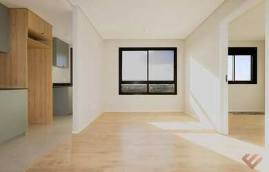 Imagem: O apartamento possui 1 Dormitório, 1 Banheiro, 39m² de Área