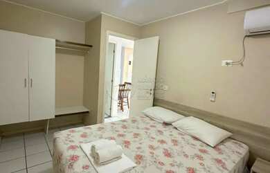 Imagem 6: Quarto e Sala Beira-mar com Varanda Mobiliado no Edifício Neo 1.0