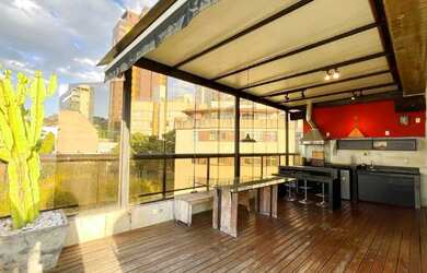 Imagem: O apartamento na cobertura possui 3 Dormitórios, 3 Banheiros