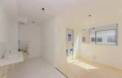 Imagem: O apartamento possui 2 Dormitórios, 1 Banheiro, 1 Vaga na garagem