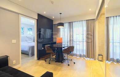 Imagem 5: Lindo flat mobiliado disponível para locação com uma localização privilegiada no Jardim Pa