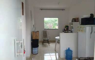 Imagem: A kitnet possui 1 Dormitório, 1 Banheiro, 1 Vaga na garagem