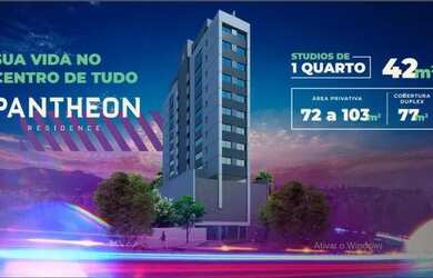 Imagem: O apartamento possui 1 Dormitório, 1 Banheiro, 1 Vaga na garagem