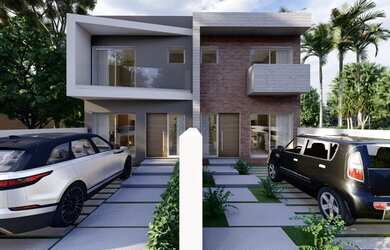 Imagem: A casa em condomínio possui 3 Dormitórios, 2 Banheiros, 2