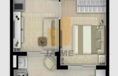 Imagem 16: Studio em prédio novo com lazer total