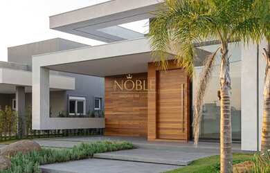 Imagem 2: Casa com fachada imponente no Reserva das Águas