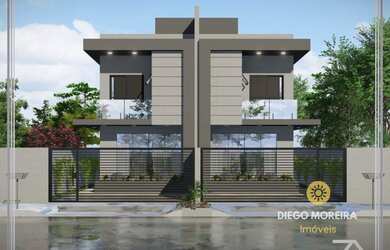 Imagem: A casa possui 3 Dormitórios, 2 Banheiros, 2 Vagas na garagem