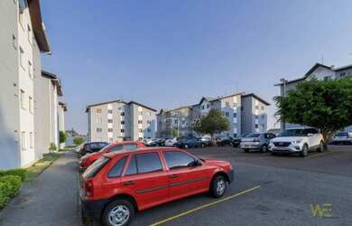 Imagem: O apartamento possui 2 Dormitórios, 1 Banheiro, 1 Vaga na garagem