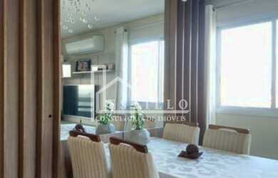 Imagem 4: APARTAMENTOPALHOÇA. Churrasqueira, Imóvel mobiliado, VarandaeÁrea de...