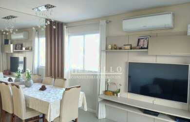 Imagem 2: APARTAMENTOPALHOÇA. Churrasqueira, Imóvel mobiliado, VarandaeÁrea de...