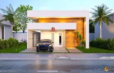 Imagem: A casa em condomínio possui 3 Dormitórios, 2 Banheiros, 5