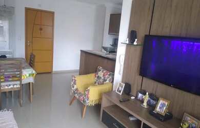 Imagem: O apartamento possui 1 Dormitório, 1 Banheiro, 1 Vaga na garagem