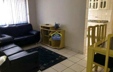 Imagem: O apartamento possui 2 Dormitórios, 1 Banheiro, 1 Vaga na garagem