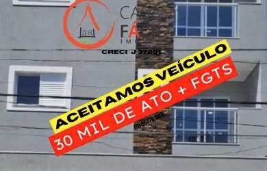 Imagem: O apartamento possui 2 Dormitórios, 1 Banheiro, 1 Vaga na garagem