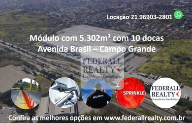 Imagem: O depósito possui 5 Vagas na garagem e 5302m² de Área e está