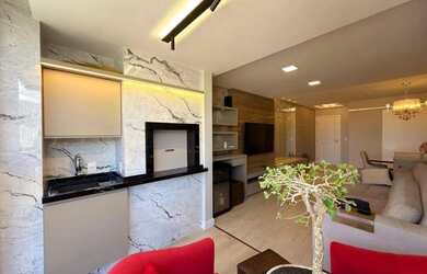 Imagem: O apartamento possui 3 Dormitórios, 3 Banheiros, 2 Vagas na