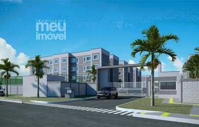 Imagem: O apartamento possui 2 Dormitórios, 1 Banheiro, 1 Vaga na garagem