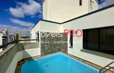 Imagem: O apartamento na cobertura possui 3 Dormitórios, 2 Banheiros