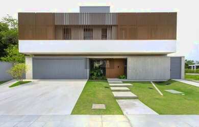 Imagem: A casa em condomínio possui 4 Dormitórios, 4 Banheiros, 4