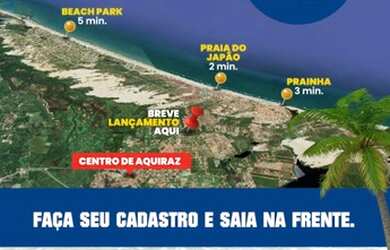 Imagem 2: Loteamento Porto Aquiraz na Rotatoria da Prainha 03 minutos beach park...