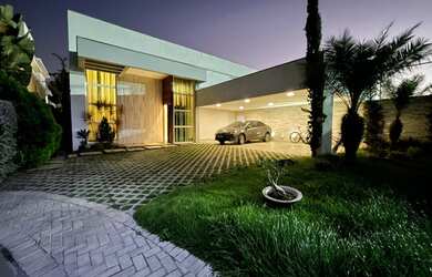 Imagem: A casa em condomínio possui 4 Dormitórios, 5 Banheiros, 5