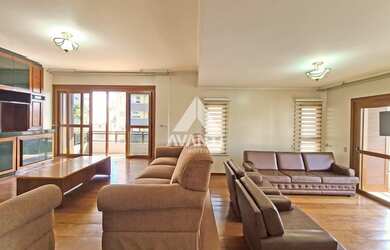 Imagem: O apartamento possui 4 Dormitórios, 3 Banheiros, 2 Vagas na