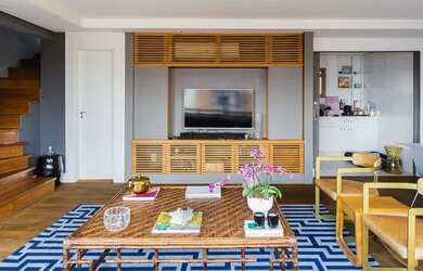 Imagem: O apartamento na cobertura possui 3 Dormitórios, 5 Banheiros