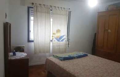 Imagem: O apartamento possui 1 Dormitório, 1 Banheiro, 1 Vaga na garagem