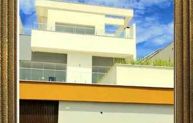 Imagem: A casa em condomínio possui 5 Dormitórios, 5 Banheiros, 2