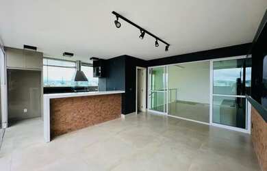 Imagem: O apartamento na cobertura possui 4 Dormitórios, 4 Banheiros