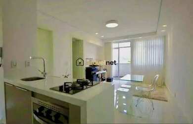 Imagem: O apartamento possui 1 Dormitório, 2 Banheiros, 1 Vaga na garagem