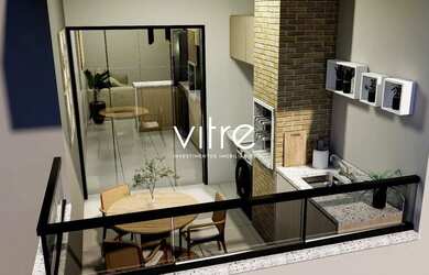 Imagem: O apartamento possui 2 Dormitórios, 2 Banheiros, 1 Vaga na