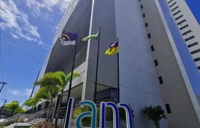 Imagem: O apartamento possui 1 Dormitório, 1 Banheiro, 1 Vaga na garagem