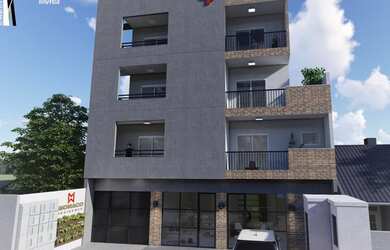 Imagem: O apartamento possui 2 Dormitórios, 1 Banheiro, 1 Vaga na garagem