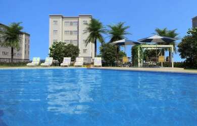 Imagem: O apartamento possui 2 Dormitórios, 1 Banheiro, 1 Vaga na garagem