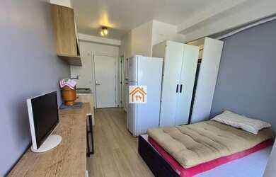 Imagem: O apartamento possui 1 Dormitório, 1 Banheiro, 25m² de Área