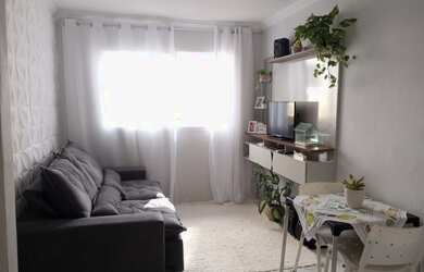 Imagem: O apartamento possui 2 Dormitórios, 1 Banheiro, 1 Vaga na garagem