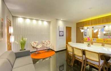 Imagem: O apartamento na cobertura possui 4 Dormitórios, 3 Banheiros