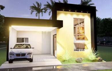 Imagem: A casa em condomínio possui 3 Dormitórios, 2 Banheiros, 2